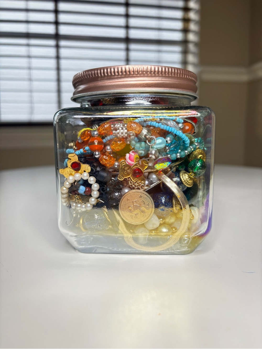 Mystery Jewelry Jar with Vintage - J26